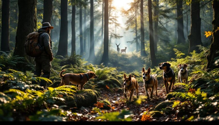 ontdek 7 hondenrassen die uitblinken in het efficiënt volgen van herten, perfect voor jacht en natuuravonturen.