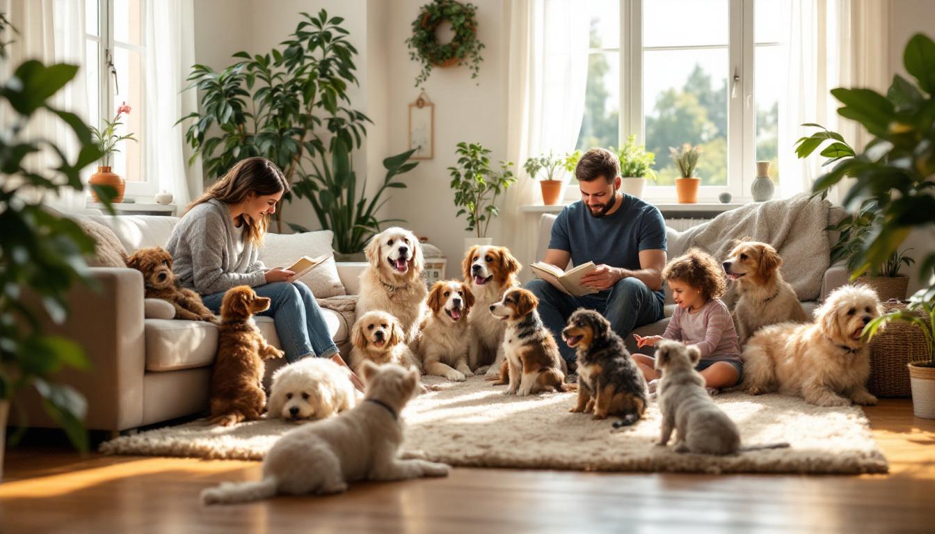 ontdek 7 hondenrassen die ideaal zijn voor een rustige en comfortabele thuisomgeving. perfecte metgezellen voor kalme huishoudens.