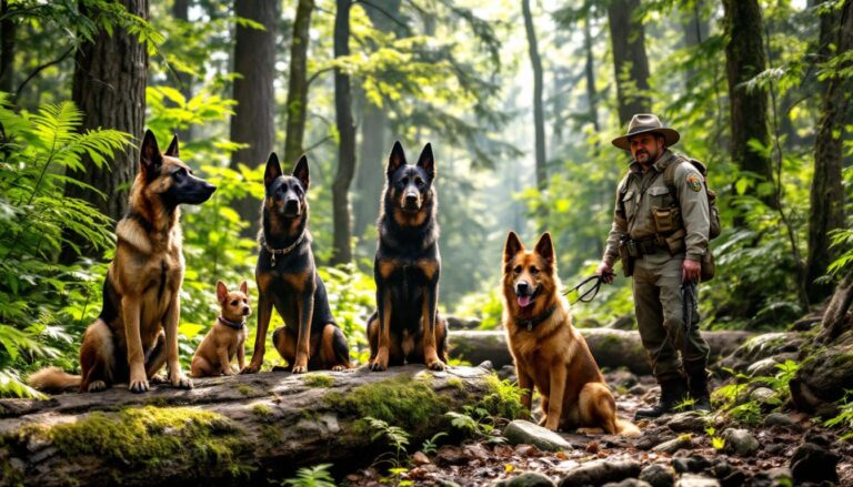 ontdek 7 waakhonden die uitblinken in bossen en natuurgebieden dankzij hun scherpe zintuigen en waakzaamheid. perfect voor bescherming in bosrijke omgevingen.