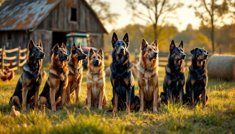 ontdek 9 boerenhondenrassen die uitblinken in kracht en waakzaamheid, ideaal voor bescherming en trouwe metgezellen.