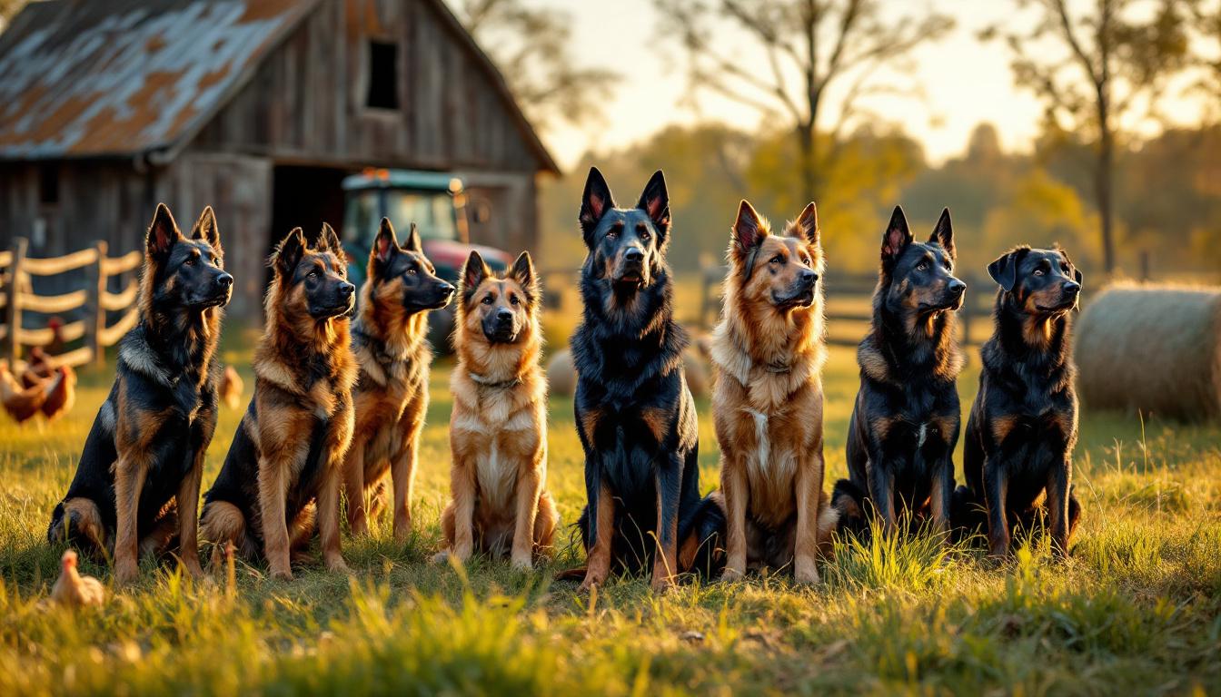 ontdek 9 boerenhondenrassen die uitblinken in kracht en waakzaamheid, ideaal voor bescherming en trouwe metgezellen.