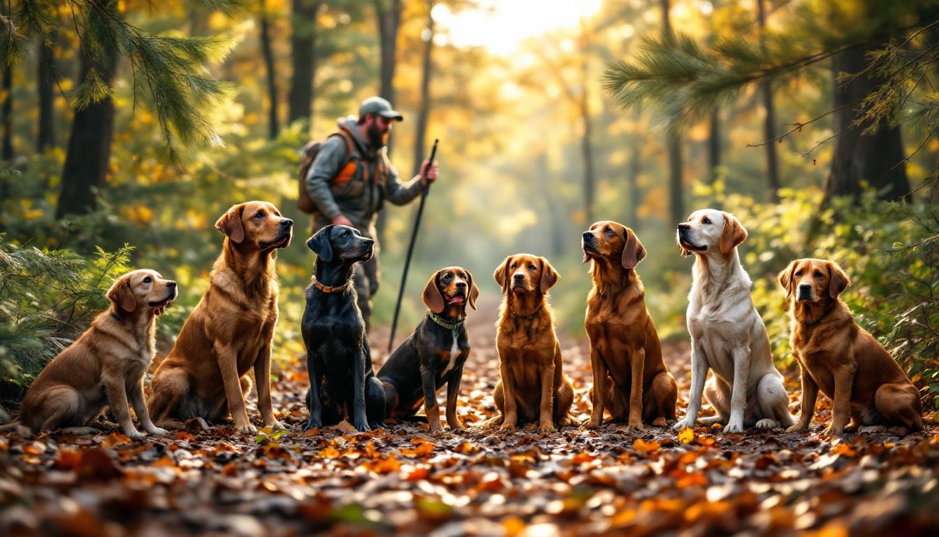 ontdek de 9 jachthondenrassen die bekendstaan als de meest performante en betrouwbare metgezellen voor elke jacht.