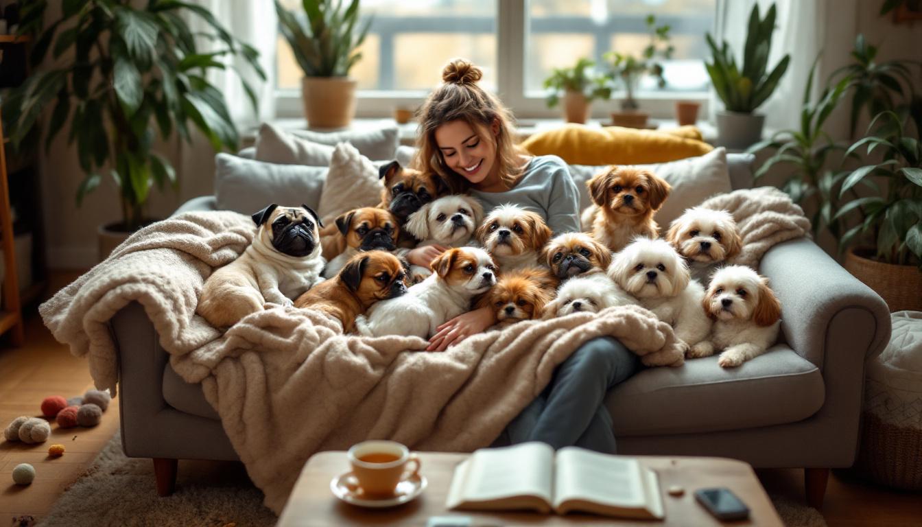 ontdek 9 kleine gezelschapshonden die graag dicht bij je liggen en je knusse momenten bezorgen.