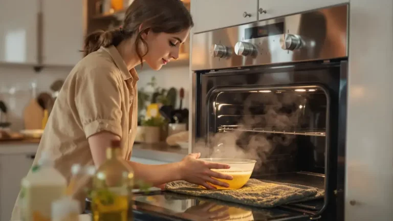 De azijnstoomtruc reinigt ovens snel: hoe de hitte aangebrande vetresten in enkele minuten losweekt