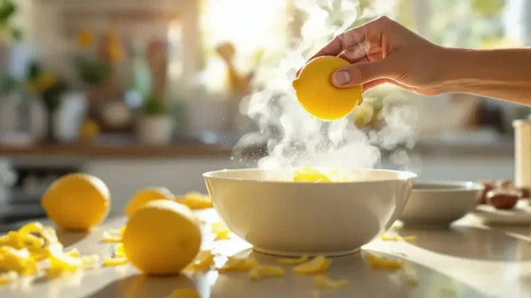 Een infusie van citroenschil verfrist de keuken: hoe citrusdampen onaangename geuren verwijderen