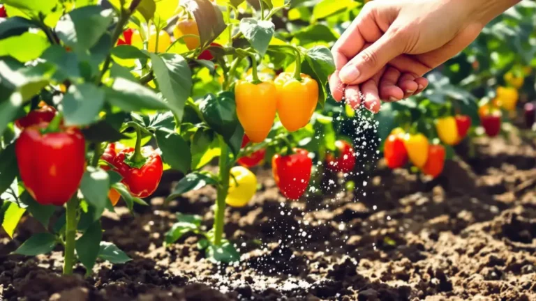 Epsomzout stimuleert de groei van de paprika: hoe magnesium de bloei en vruchtzetting bevordert