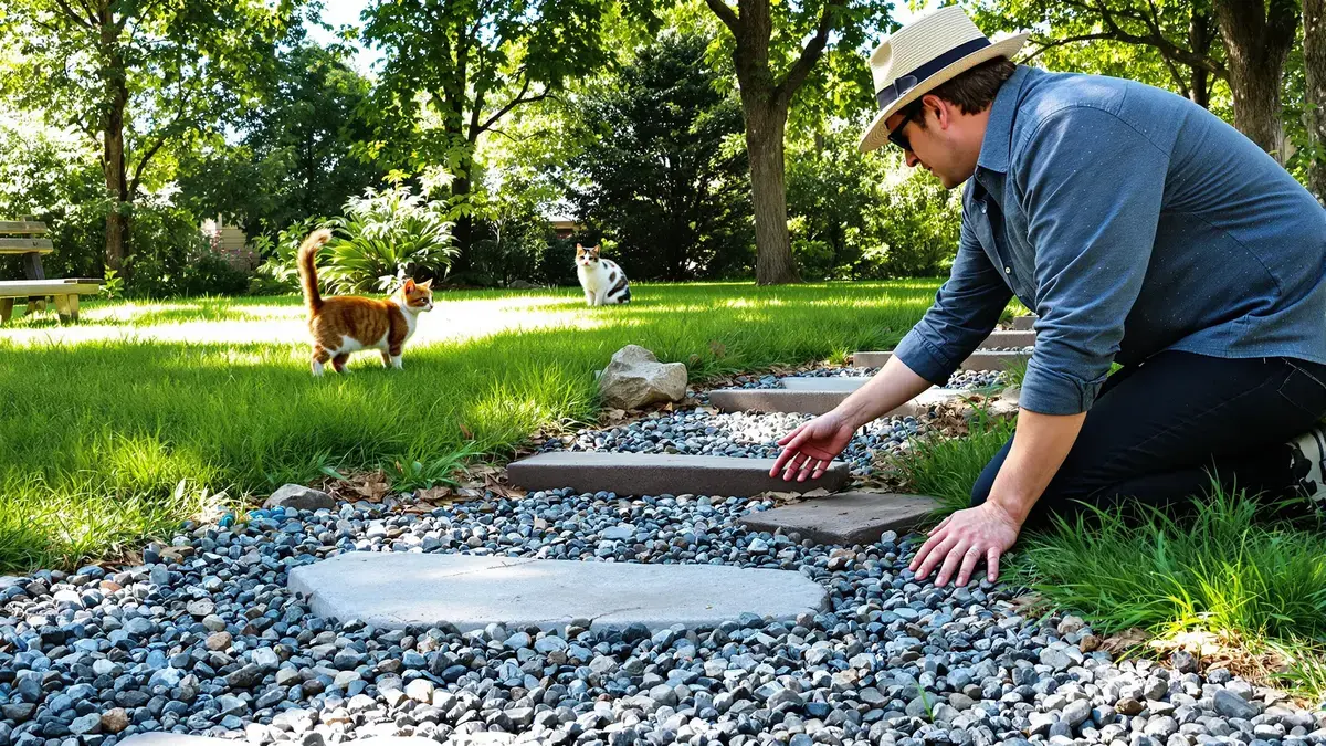 Grindbarrière houdt katten op afstand: hoe ruwe texturen ze uit de bedden houden