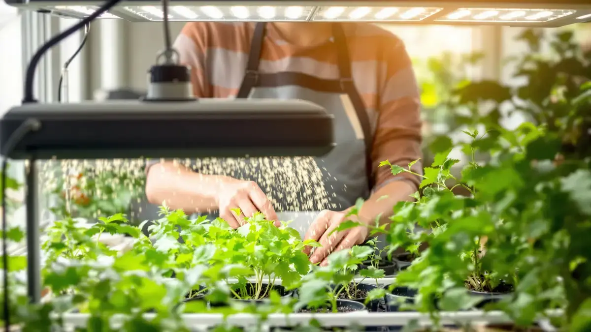 Hoe aromatische kruiden binnenshuis te kweken die het hele jaar door vers blijven