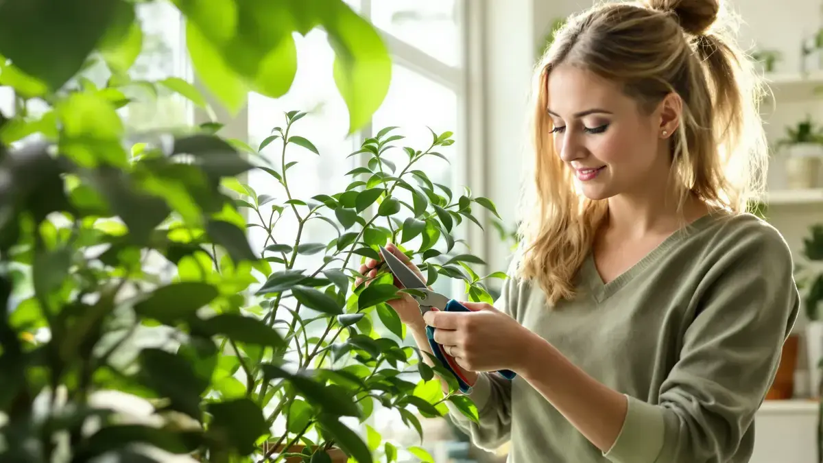 Hoe kamerplanten te snoeien zodat ze compact en weelderig blijven