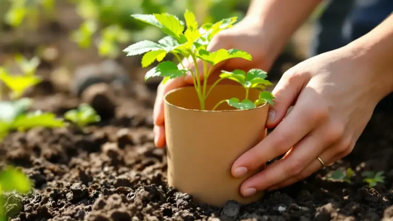 Kartonnen kraagjes beschermen zaailingen: hoe eenvoudige ringen voorkomen dat plagen aan de bladeren knagen