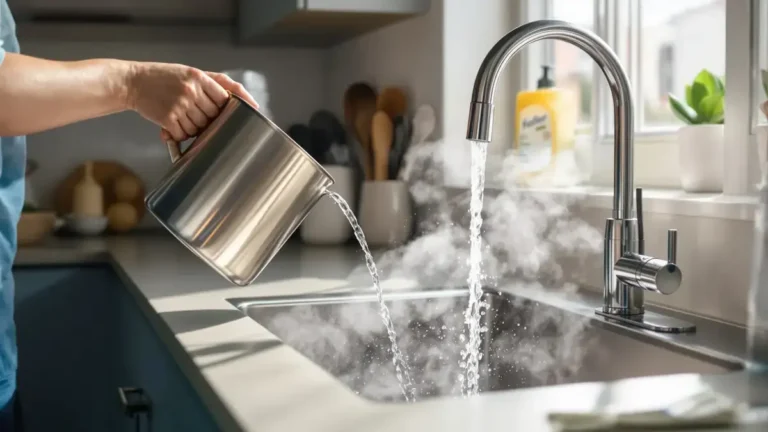 Kokend water ontstopt de meest hardnekkige leidingen: hoe warmte zonder chemische middelen tijd bespaart bij het reinigen.