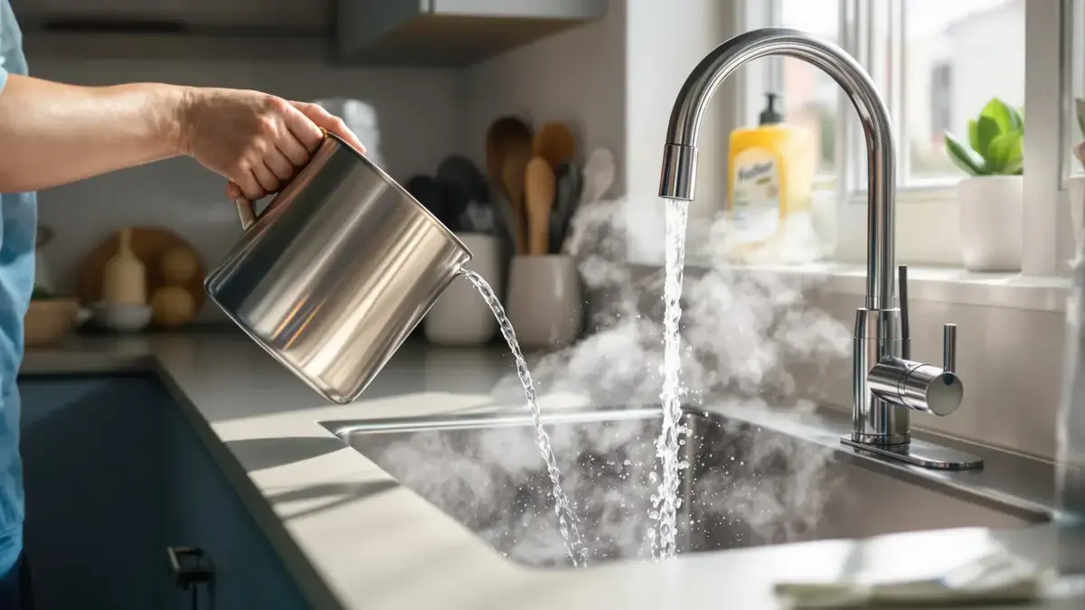 Kokend water ontstopt de meest hardnekkige leidingen: hoe warmte zonder chemische middelen tijd bespaart bij het reinigen.