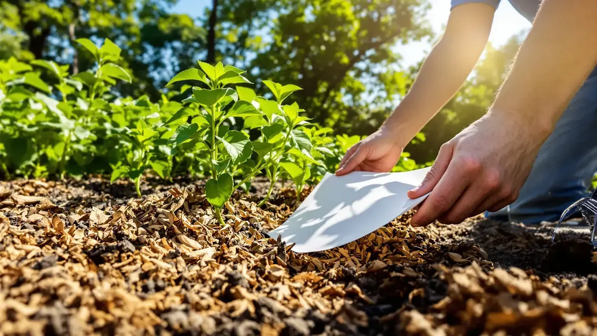 Papiermulch voorkomt afstroming van water: waarom een dunne laag de grond helpt water gelijkmatig op te nemen