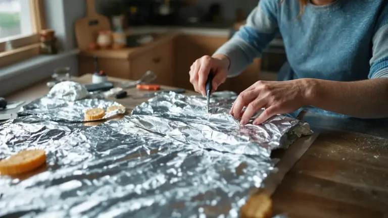 Stompe scharen slijpen met aluminiumfolie: een snelle truc zodat je niet naar de winkel hoeft te gaan