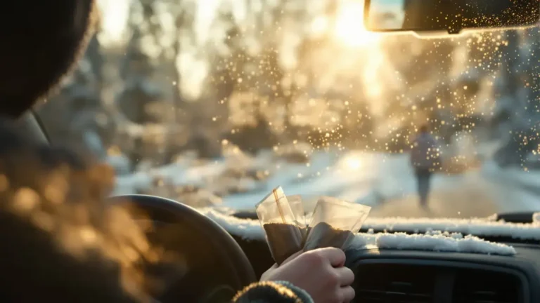 Ontdek hoe de techniek met een theezakje de beslagen ruiten van uw auto ’s ochtends kan verwijderen