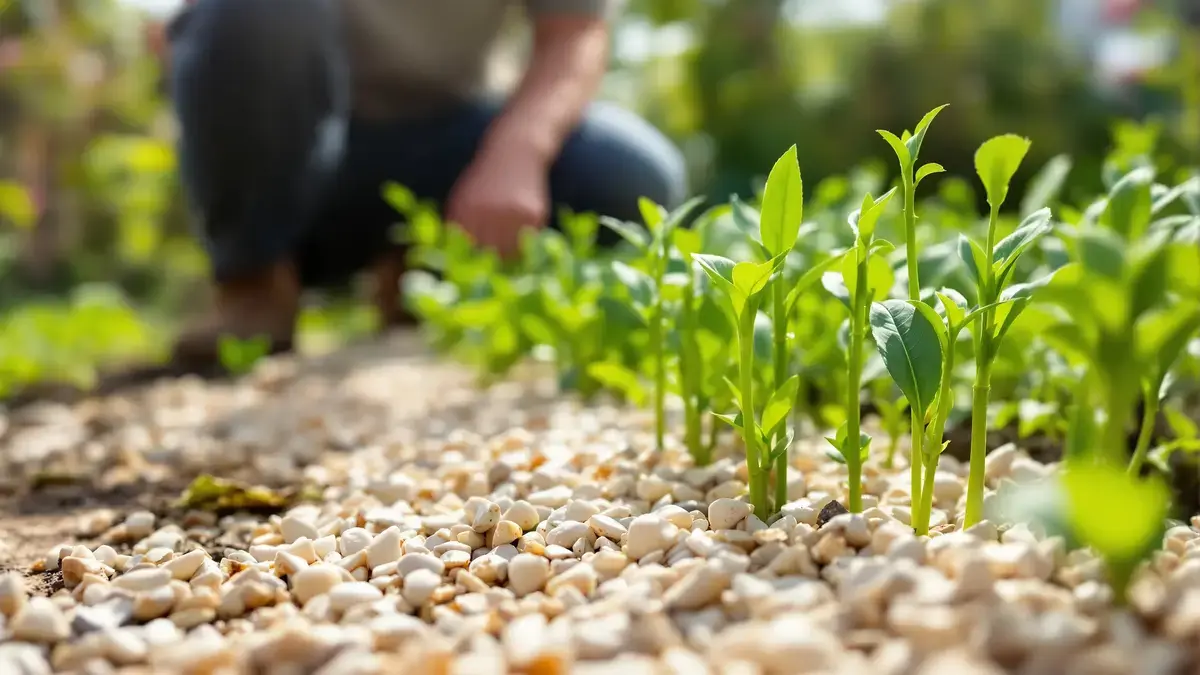 De barrière van vermalen schelpen houdt slakken tegen: hoe fragmenten van calcium jonge fragiele scheuten beschermen