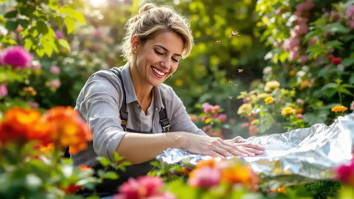Het trucje met zeep op aluminiumfolie verjaagt schadelijke tuininsecten: hoe geurbarrières insecten op afstand houden