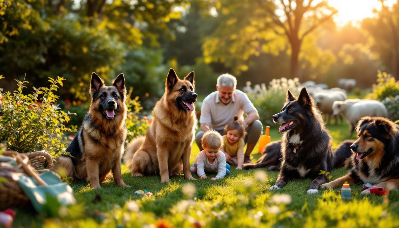 ontdek 5 hondenrassen die van nature beschermend zijn zonder agressief gedrag te vertonen. perfecte metgezellen voor veiligheid en vriendelijkheid.