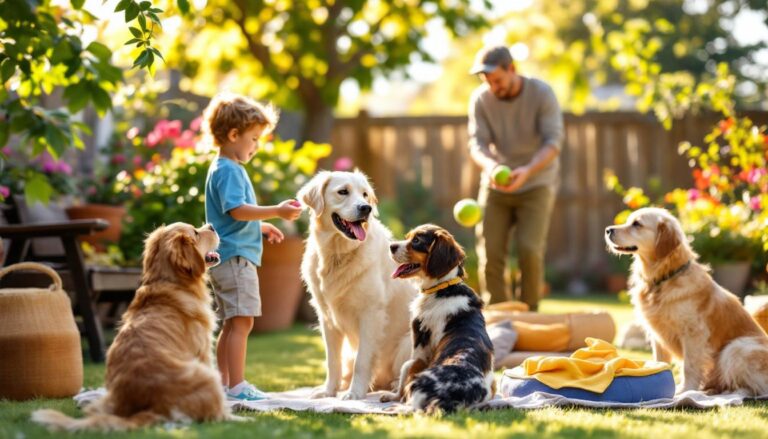 ontdek 5 hondrassen die perfect zijn als eerste huisdier voor gezinnen met kinderen, vriendelijk en gemakkelijk in de omgang.