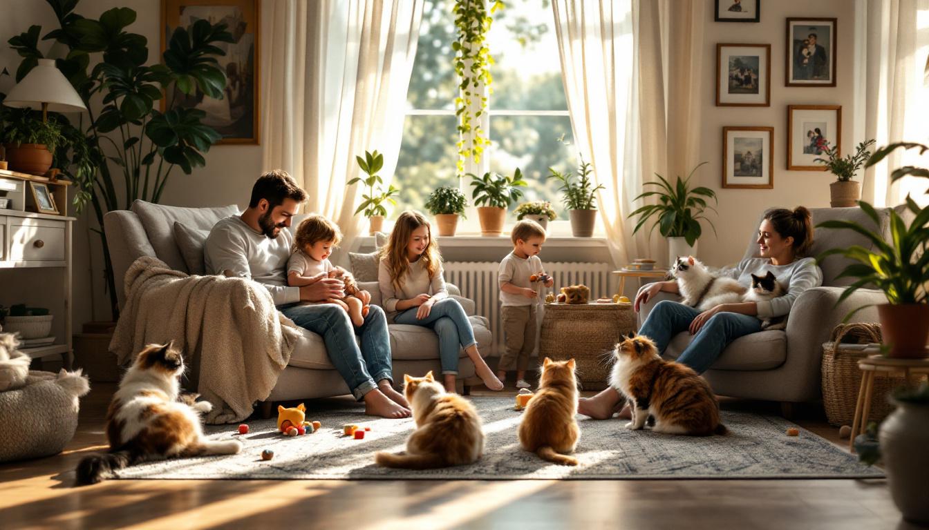 ontdek 6 geduldige kattenrassen die perfect zijn voor gezinnen met kinderen. vind de ideale familievriendelijke kat die harmonie en gezelligheid in huis brengt.