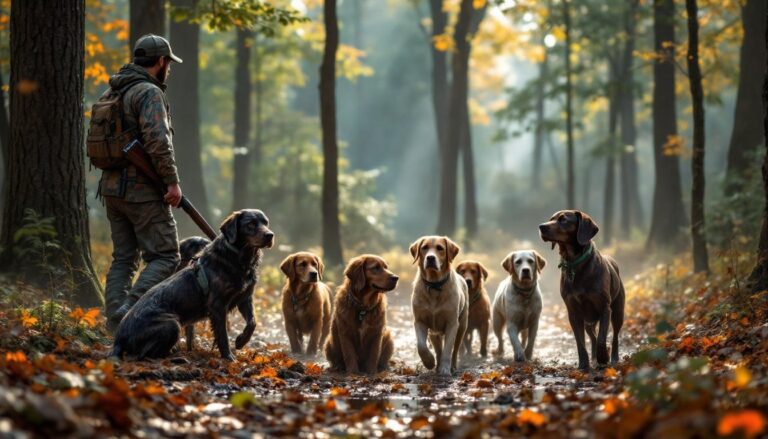ontdek 7 jachthondenrassen die bekendstaan om hun hoge efficiëntie en betrouwbaarheid bij het opsporen en apporteren tijdens de jacht.