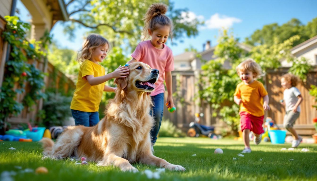 ontdek welke hondenrassen het meest geduldig zijn met drukke kinderen en leer hoe ze het beste samen kunnen omgaan voor een harmonieuze gezinservaring.
