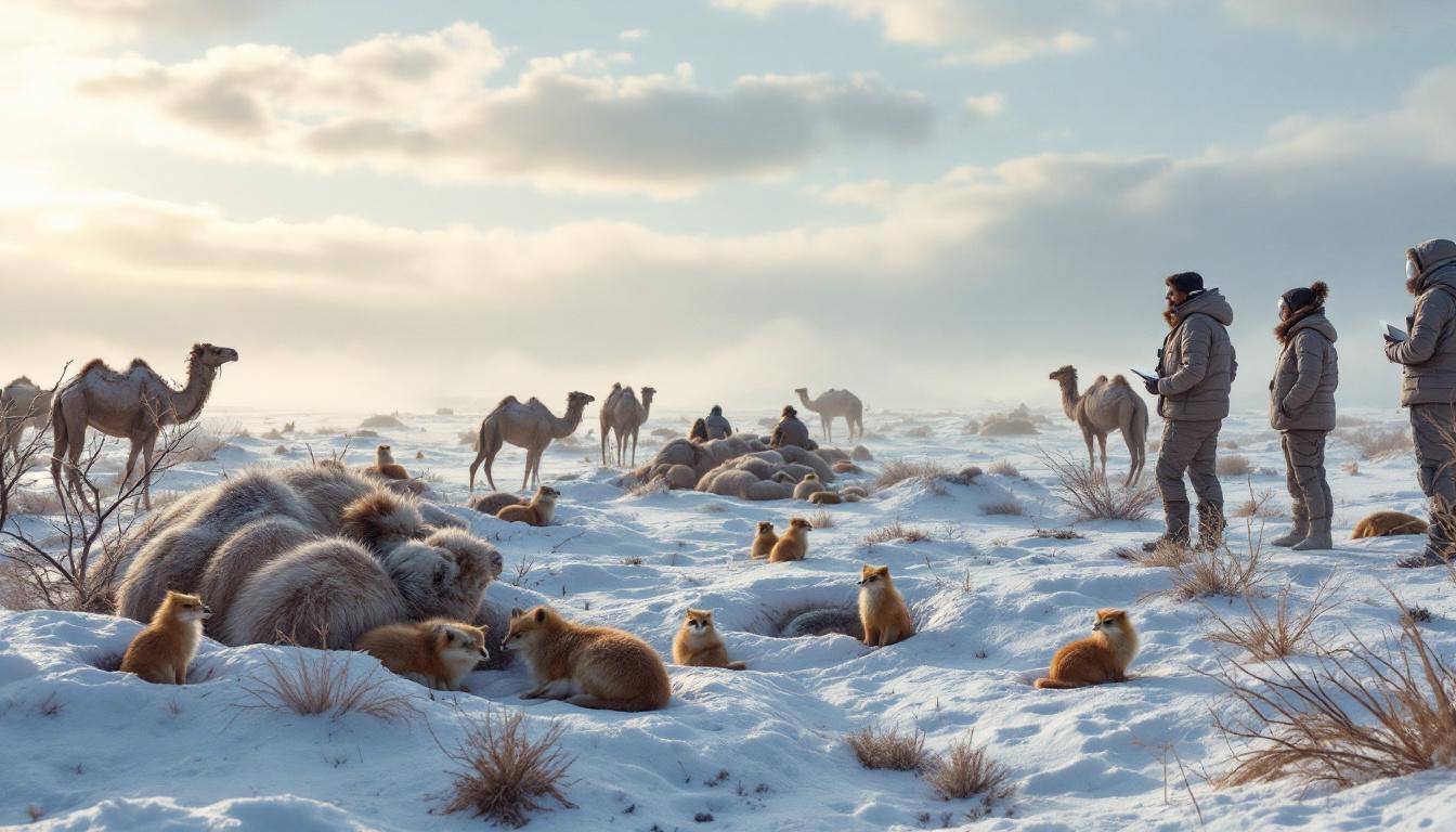 ontdek hoe dieren zich aanpassen aan extreme temperatuurschommelingen en welke strategieën ze gebruiken om te overleven in wisselende klimaten.