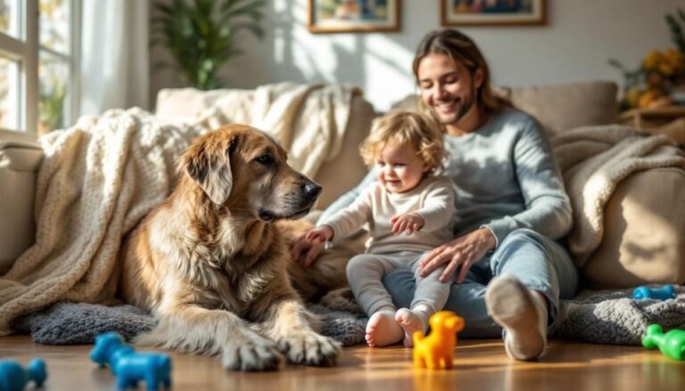 ontdek hoe honden reageren op veranderingen binnen het gezin en leer effectieve manieren om ze te ondersteunen tijdens deze overgang.