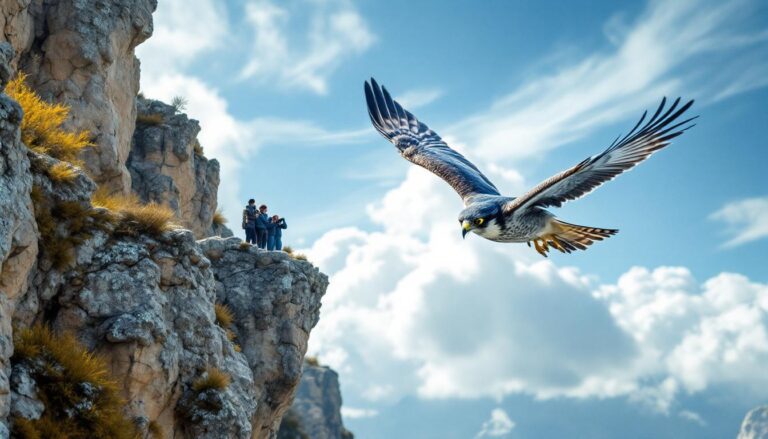 ontdek hoe snel de slechtvalk vliegt, de snelste vogel ter wereld, en laat je verbazen door duizelingwekkende snelheden en indrukwekkende cijfers.
