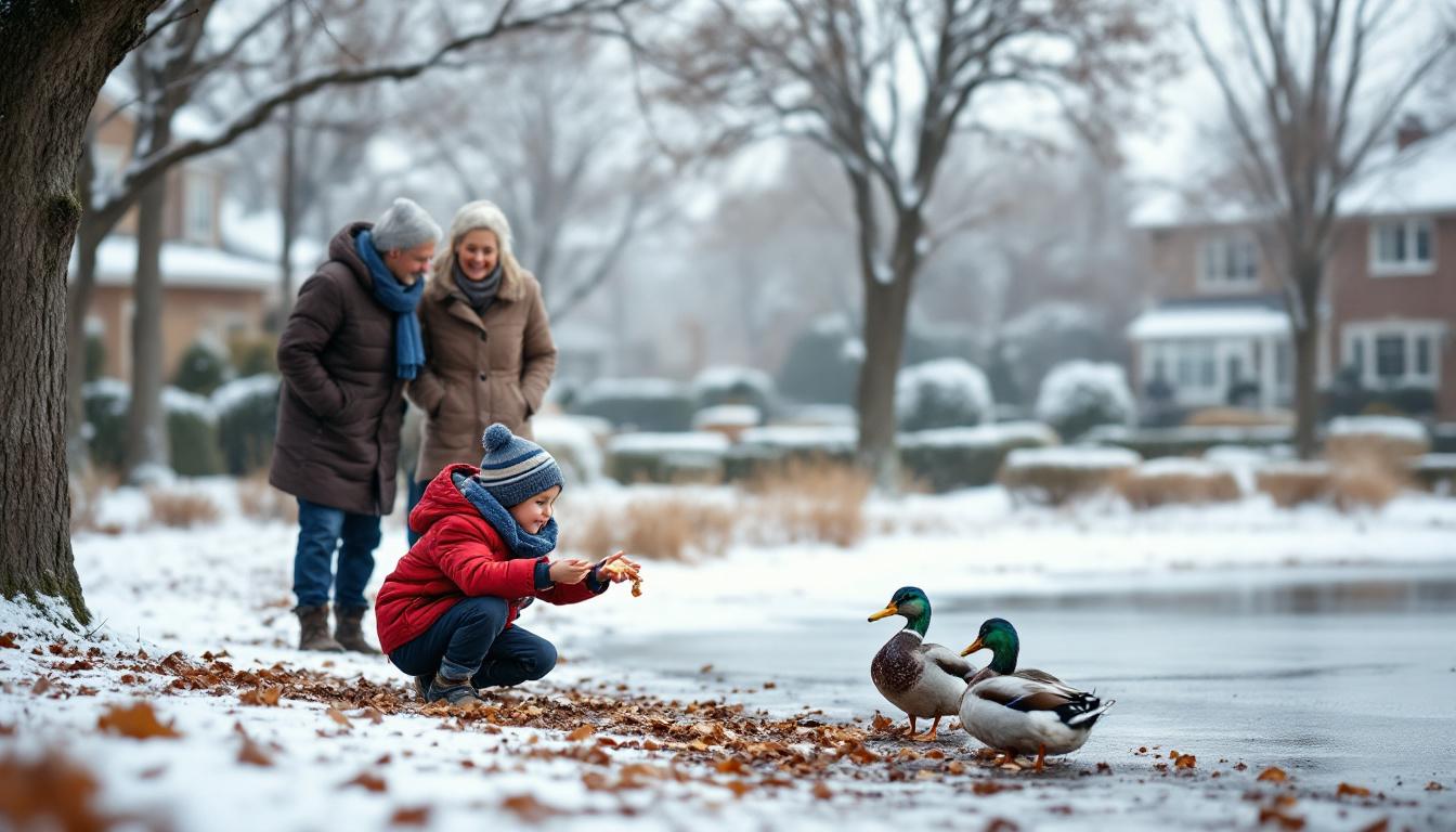 ontdek waarom eenden steeds vaker in woonwijken overwinteren en hoe ze zich aanpassen aan de stedelijke omgeving tijdens de wintermaanden.