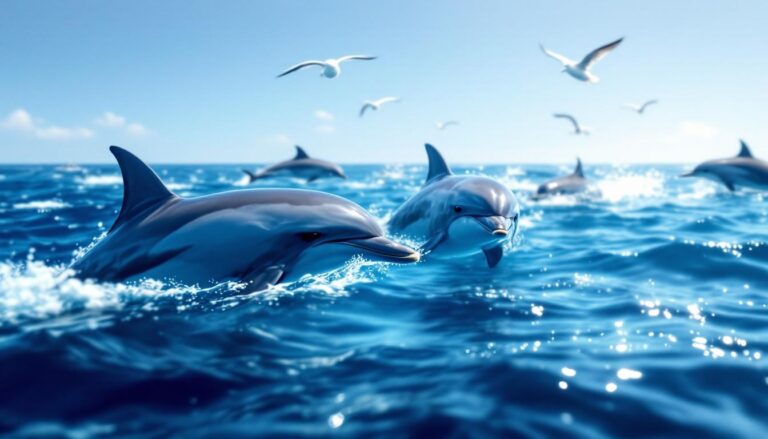ontdek het gedrag van dolfijnen wanneer ze hun groep kwijtraken en hoe ze communiceren om weer samen te komen.