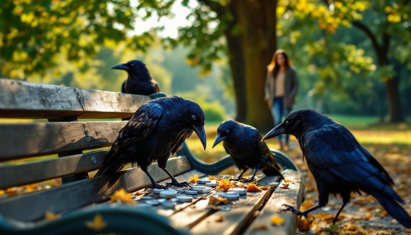 ontdek wat het gedrag van kraaien onthult over hun indrukwekkende intelligentie en hoe deze vogels problemen oplossen.